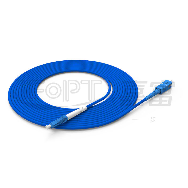 สายแพทช์ไฟเบอร์หุ้มเกราะ Uni Tube Simplex Duplex เสริมเส้นด้ายอะรามิด