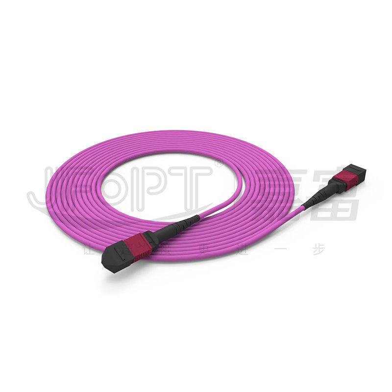 OFNP สายเคเบิลลำต้น MPO สารหน่วงไฟ 2.0 มม. - 5.0 มม. ลำต้นไฟเบอร์ออปติก PVC