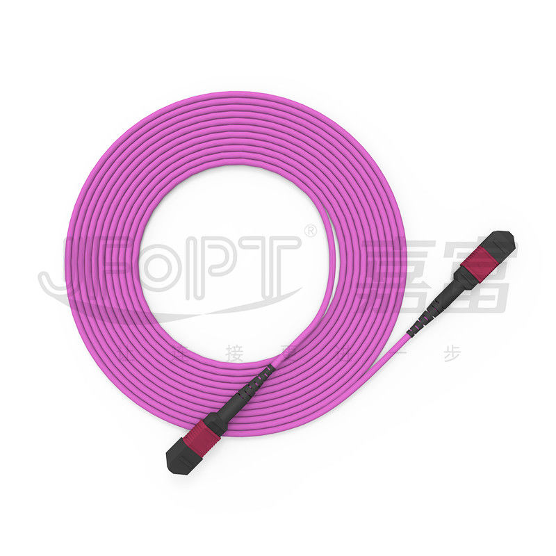 OFNP สายเคเบิลลำต้น MPO สารหน่วงไฟ 2.0 มม. - 5.0 มม. ลำต้นไฟเบอร์ออปติก PVC