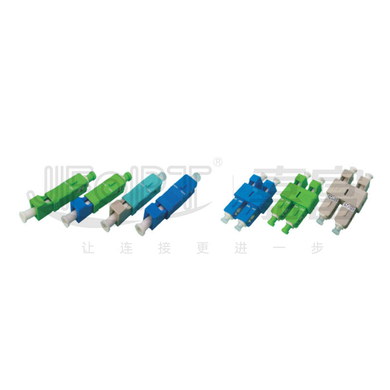 อะแดปเตอร์ไฟเบอร์แบบไฮบริดหญิงถึงชาย SC FC LC ST Transfer Connector Type