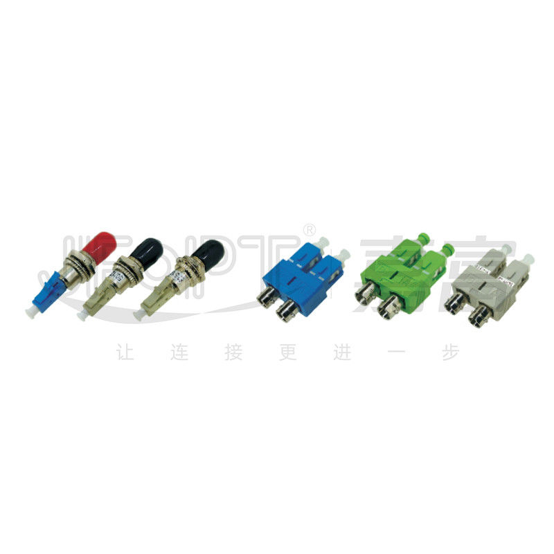 อะแดปเตอร์ไฟเบอร์แบบไฮบริดหญิงถึงชาย SC FC LC ST Transfer Connector Type