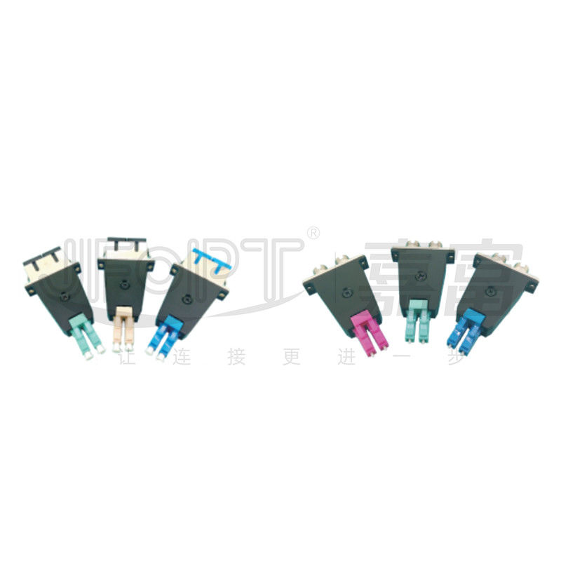 อะแดปเตอร์ไฟเบอร์แบบไฮบริดหญิงถึงชาย SC FC LC ST Transfer Connector Type