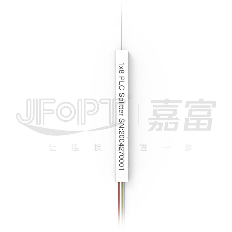 PLC ไฟเบอร์ออปติก Splitter 1 × N Bare Fiber ติดตั้งในแผง Splitter / กล่อง LGX พร้อมเอาต์พุต Ribbon Fiber Bare