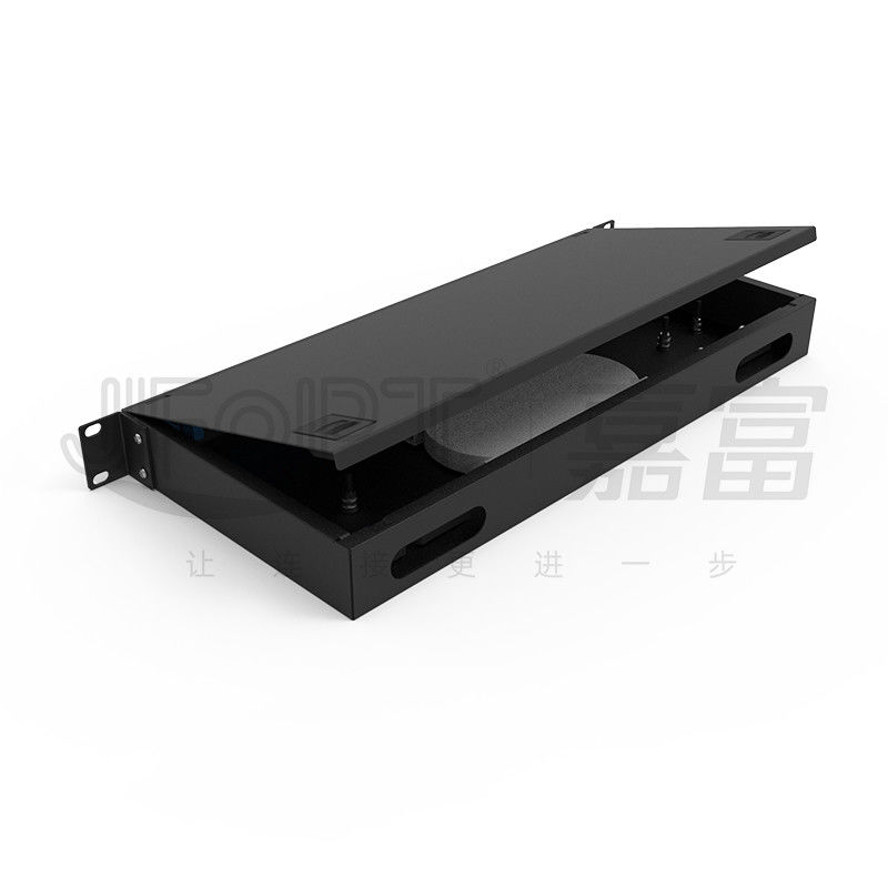 1U ToolLess Patch Panel 24 Port Rack Mount Patch Panel LC Duplex 48 ไฟเบอร์