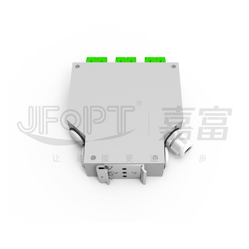 กล่องเลิกจ้างไฟเบอร์ออปติก CATV DIN Rail 2-24 แกนสองชั้น