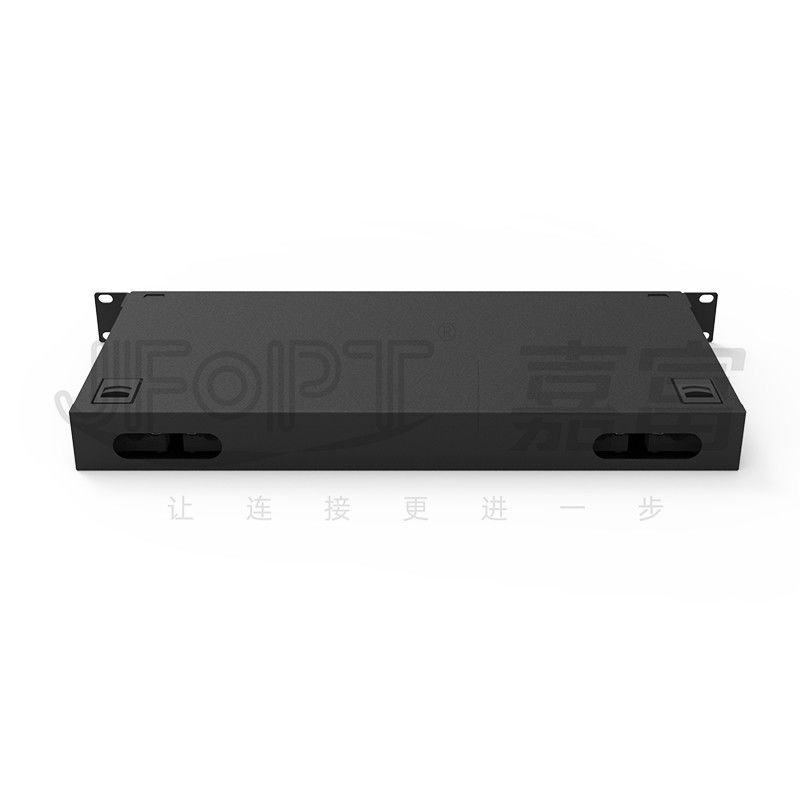 12 SC Port Rack Mount Fiber Patch Panel พร้อมอะแดปเตอร์ SC / UPC และ Pigtails 1 ม