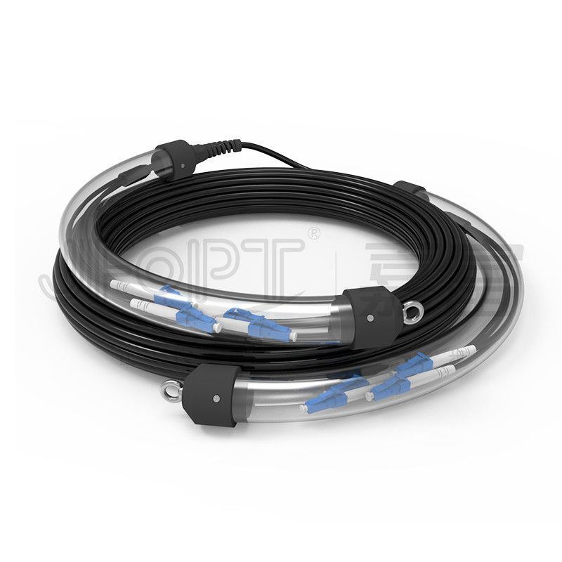 LC/UPC-LC/UPC Patch Cord 12-96 คอร์ G652D/G657A1/G657A2 ปั๊มพูฟเฟอร์แน่นพร้อมชุดดึงตา