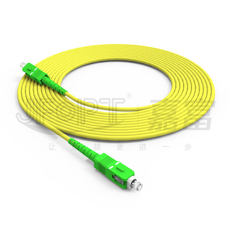 สาย LAN ONVIF 4G 3G สายไฟเบอร์ออปติก SC UPC/APC หน้าท้ายสําหรับความยาวเครือข่าย สามารถปรับปรุงสายพับ