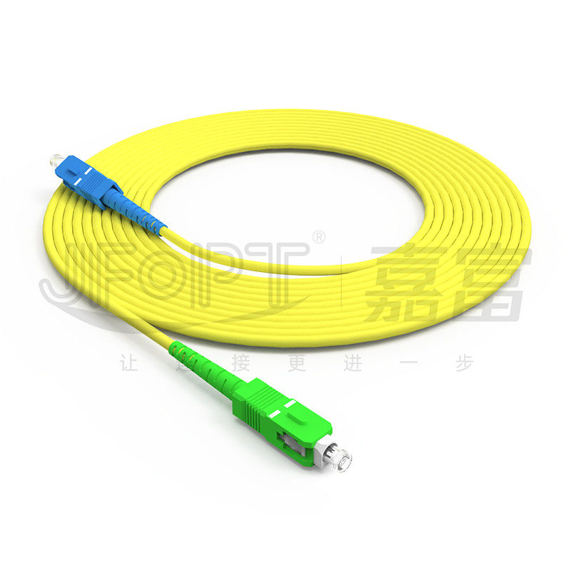 สาย LAN ONVIF 4G 3G สายไฟเบอร์ออปติก SC UPC/APC หน้าท้ายสําหรับความยาวเครือข่าย สามารถปรับปรุงสายพับ