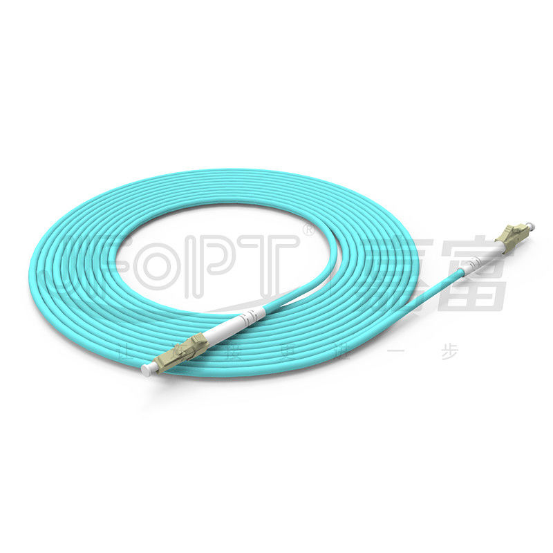 สายพับปลาไฟเบอร์ออปติก Multi Mode 2.0mm LC/APC SX สําหรับการส่งข้อมูลความเร็วสูง