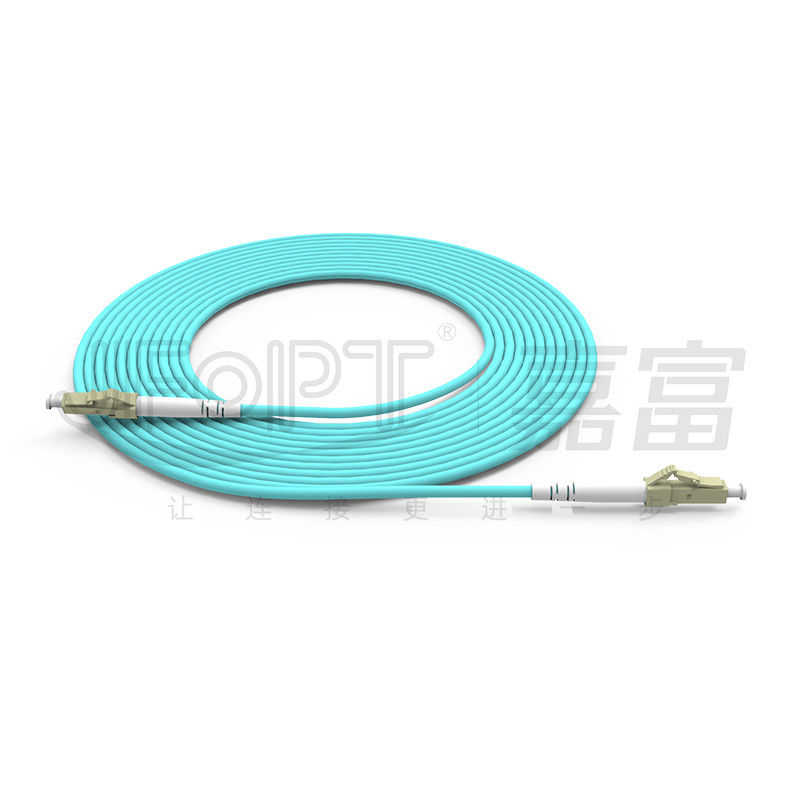 สายพับปลาไฟเบอร์ออปติก Multi Mode 2.0mm LC/APC SX สําหรับการส่งข้อมูลความเร็วสูง