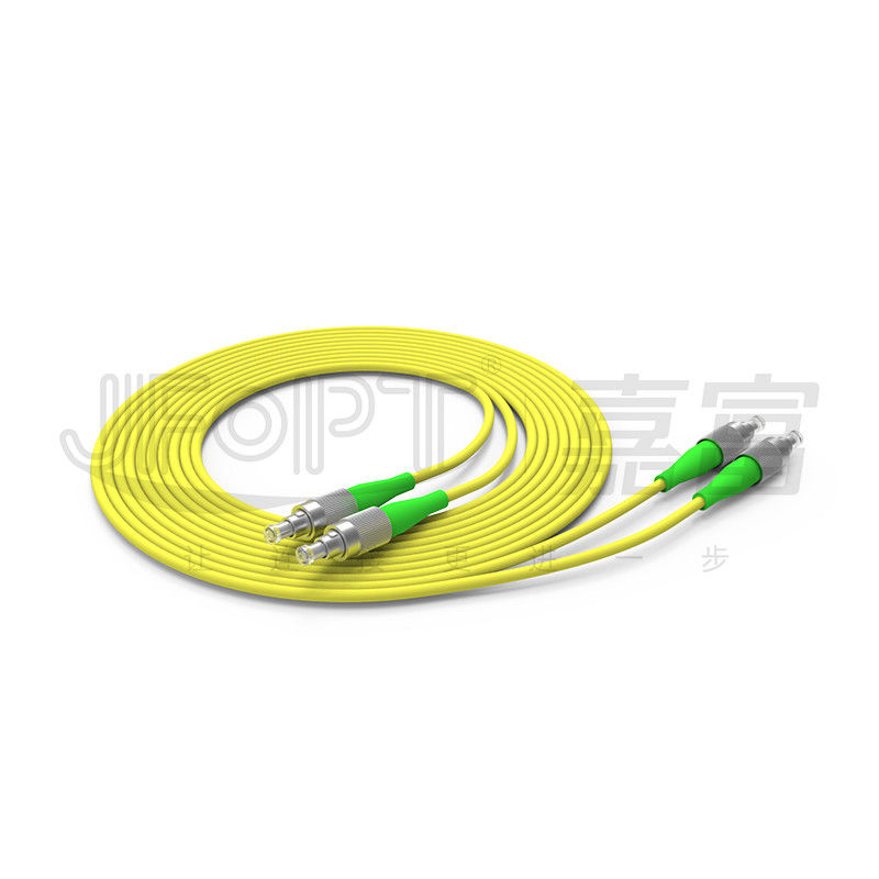 FC Connector Single Mode Fiber Jumpers สําหรับกล่องเทอร์มินัลโลหะที่มีล็อคกระปุก OEM