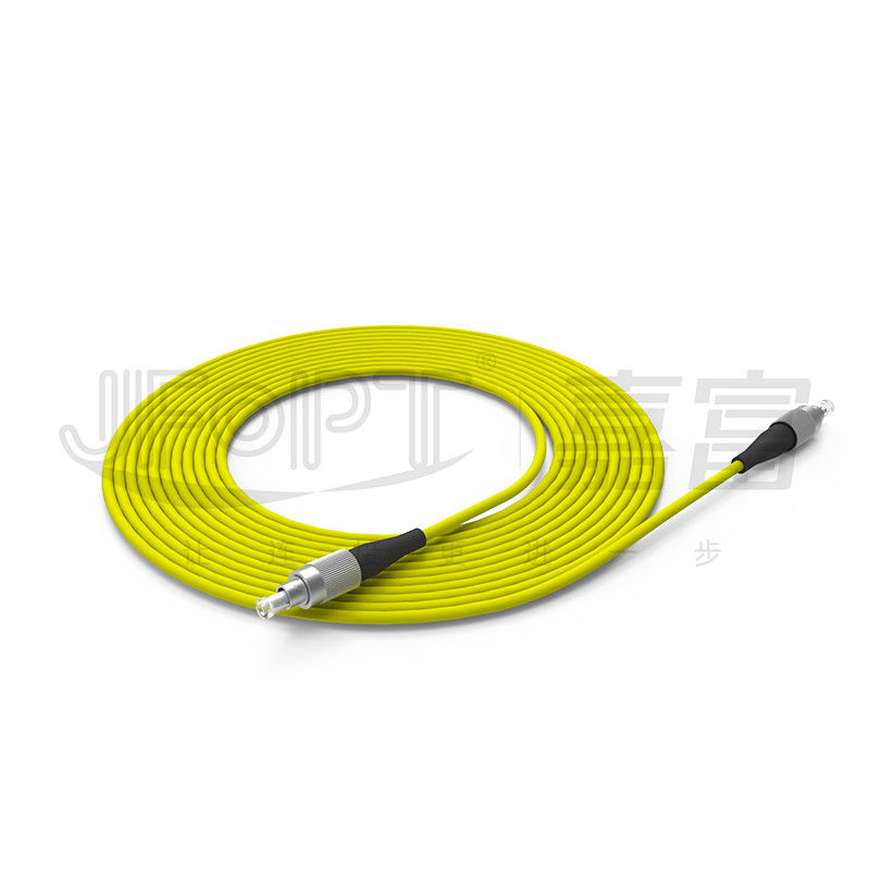 FC Connector Single Mode Fiber Jumpers สําหรับกล่องเทอร์มินัลโลหะที่มีล็อคกระปุก OEM