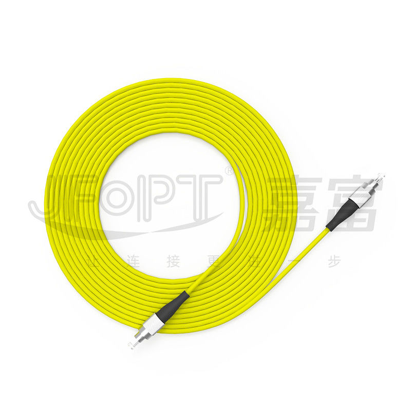 FC Connector Single Mode Fiber Jumpers สําหรับกล่องเทอร์มินัลโลหะที่มีล็อคกระปุก OEM