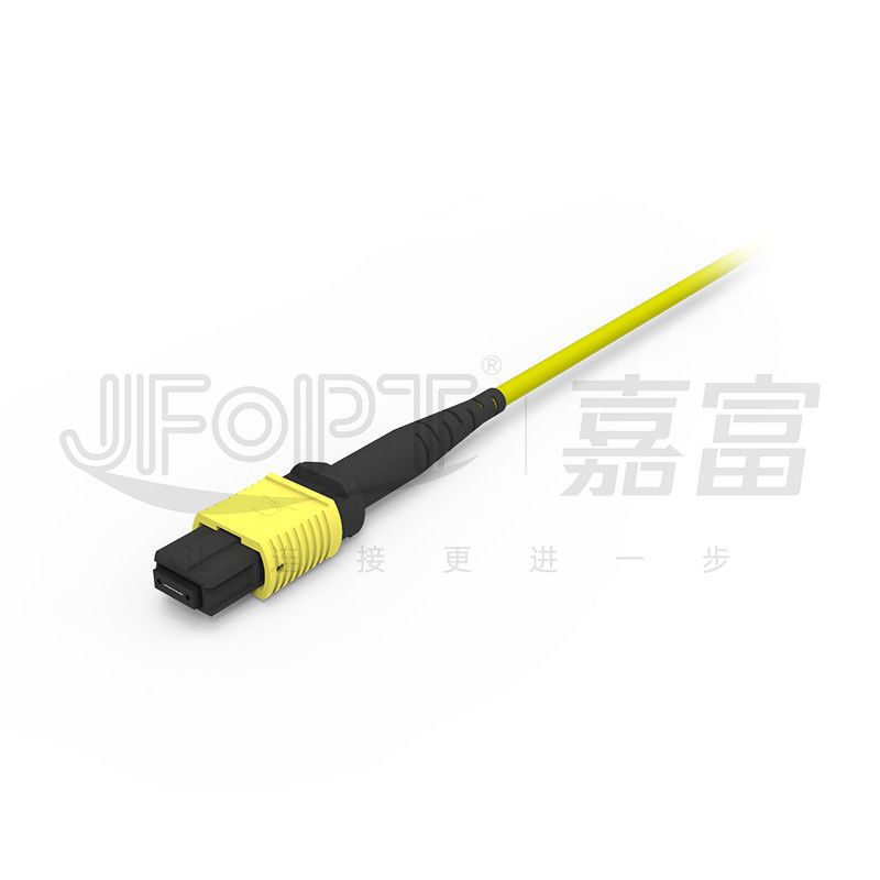 12 คอร์ MPO ทรังเคเบิล LSZH 2.0mm/3.0mm ความสูญเสียต่ํา Single-Tube Mini Cable MPO Patch Cord