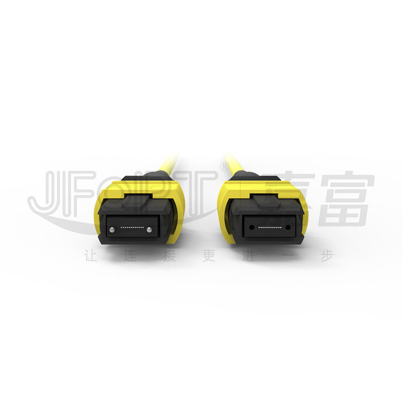 12 คอร์ MPO ทรังเคเบิล LSZH 2.0mm/3.0mm ความสูญเสียต่ํา Single-Tube Mini Cable MPO Patch Cord