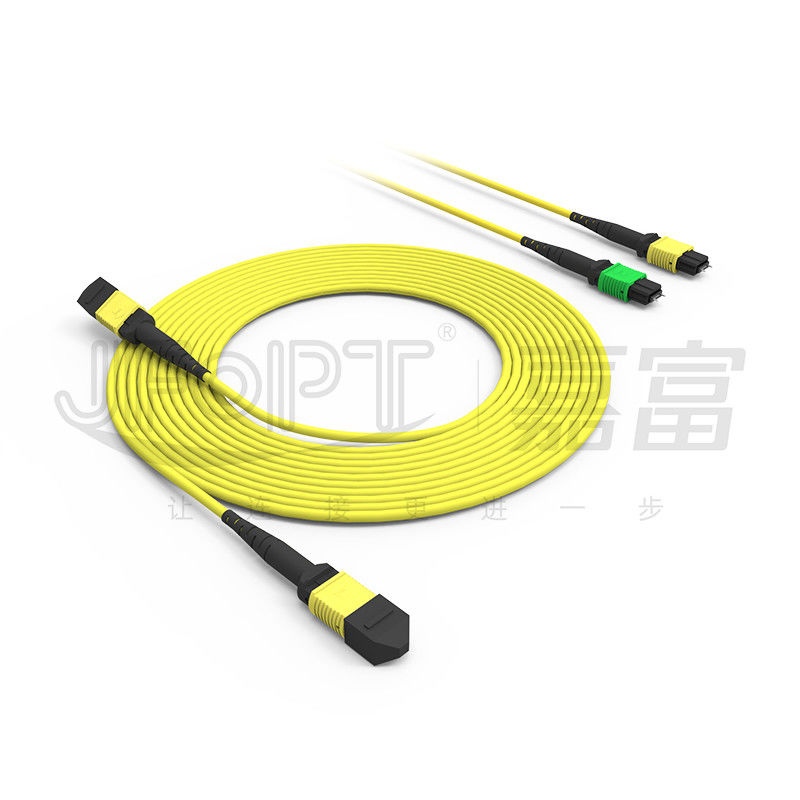 MPO Patch Cord SM 12 คอร์เคเบิล ราคาเคเบิลออปติกเคเบิลไฟเบอร์ออปติกเคเบิลในภายในภายนอก