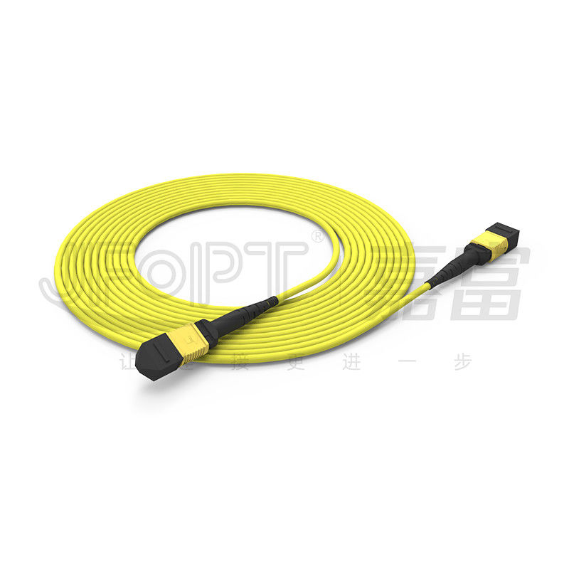 MPO Patch Cord SM 12 คอร์เคเบิล ราคาเคเบิลออปติกเคเบิลไฟเบอร์ออปติกเคเบิลในภายในภายนอก